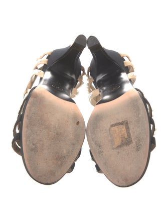 Chanel 2016 Interlocking CC Logo Sandals