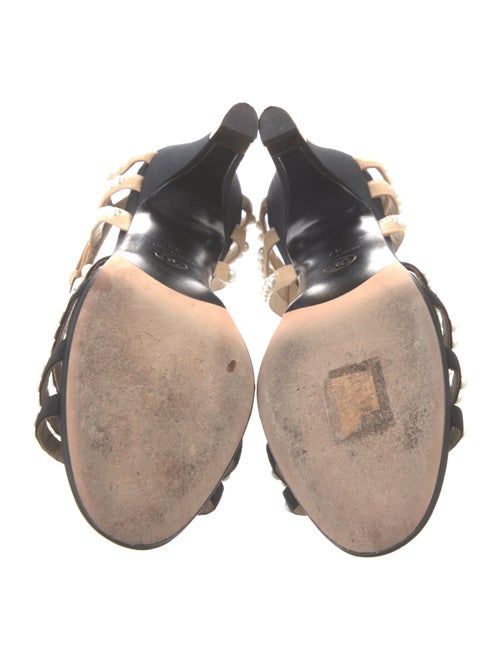 Chanel 2016 Interlocking CC Logo Sandals