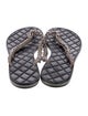 Chanel 2015 Interlocking CC Logo Flip Flops