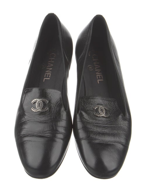 Chanel 2015 Interlocking CC Logo Flats