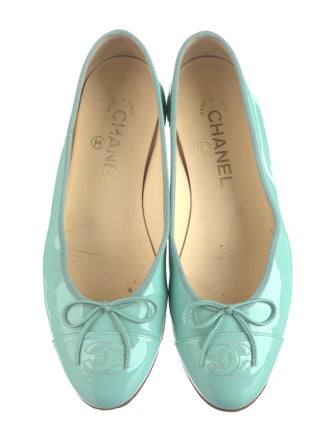 Chanel 2016 Interlocking CC Logo Ballet Flats