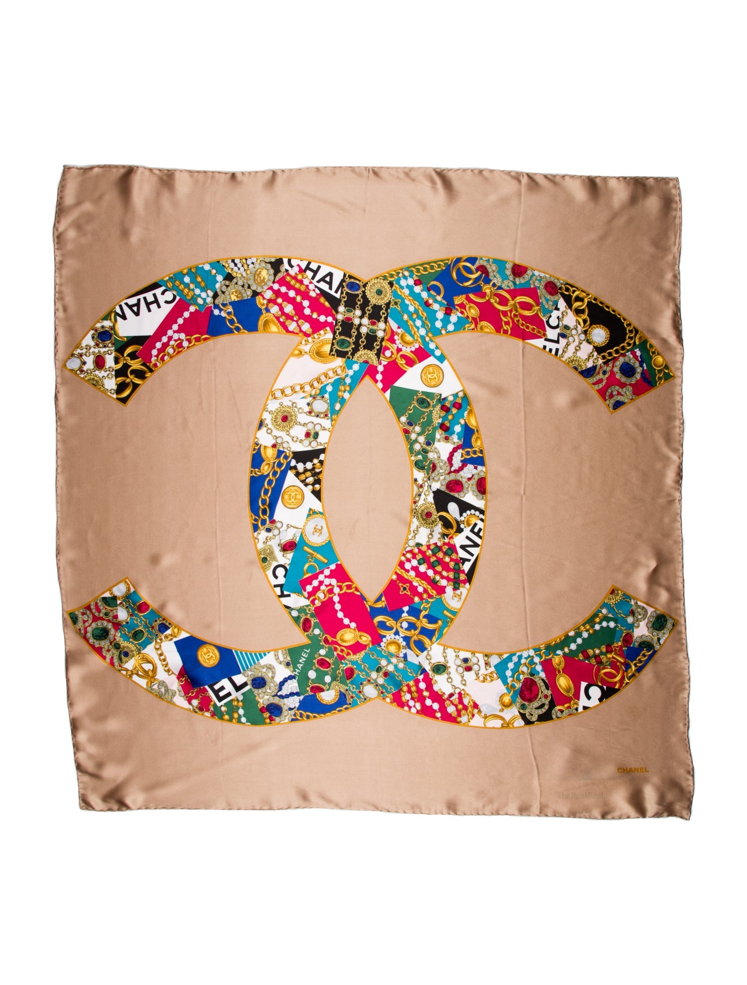 Chanel Silk Vintage Scarf