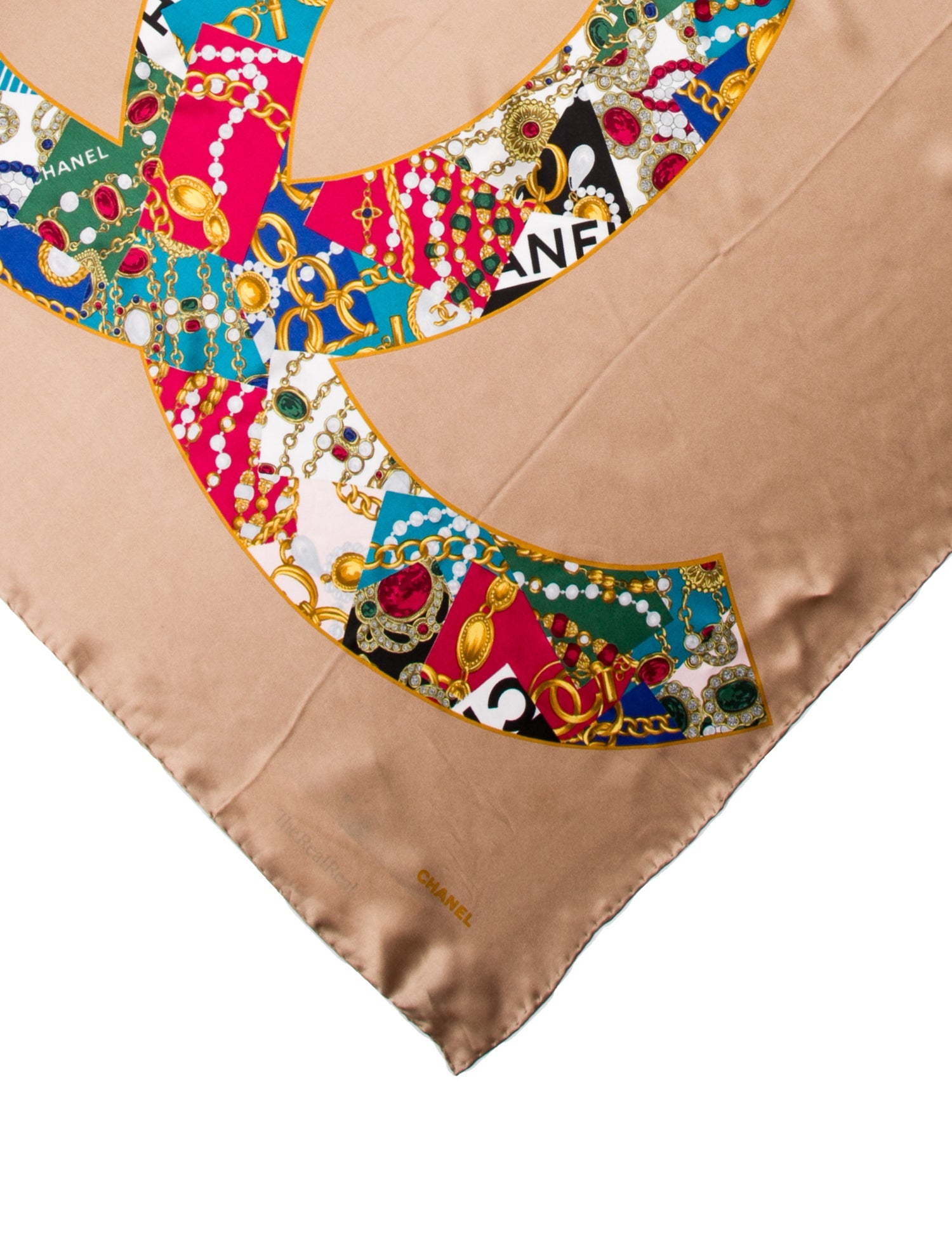 Chanel Silk Vintage Scarf