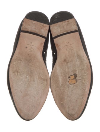 Chanel Interlocking CC Logo Suede Flats