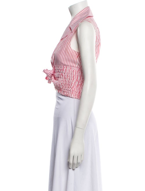 Chanel 2019 Striped Crop Top