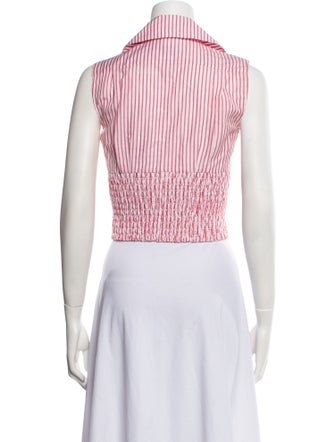 Chanel 2019 Striped Crop Top