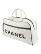 Chanel Quilted Logo Duffle Bag