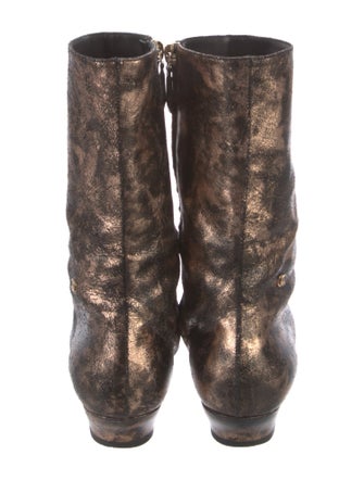 Chanel 2018 Interlocking CC Logo Boots