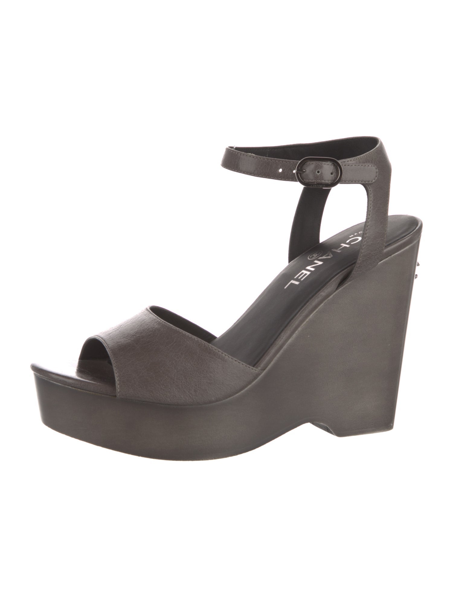 Chanel 2016 Interlocking CC Logo Sandals