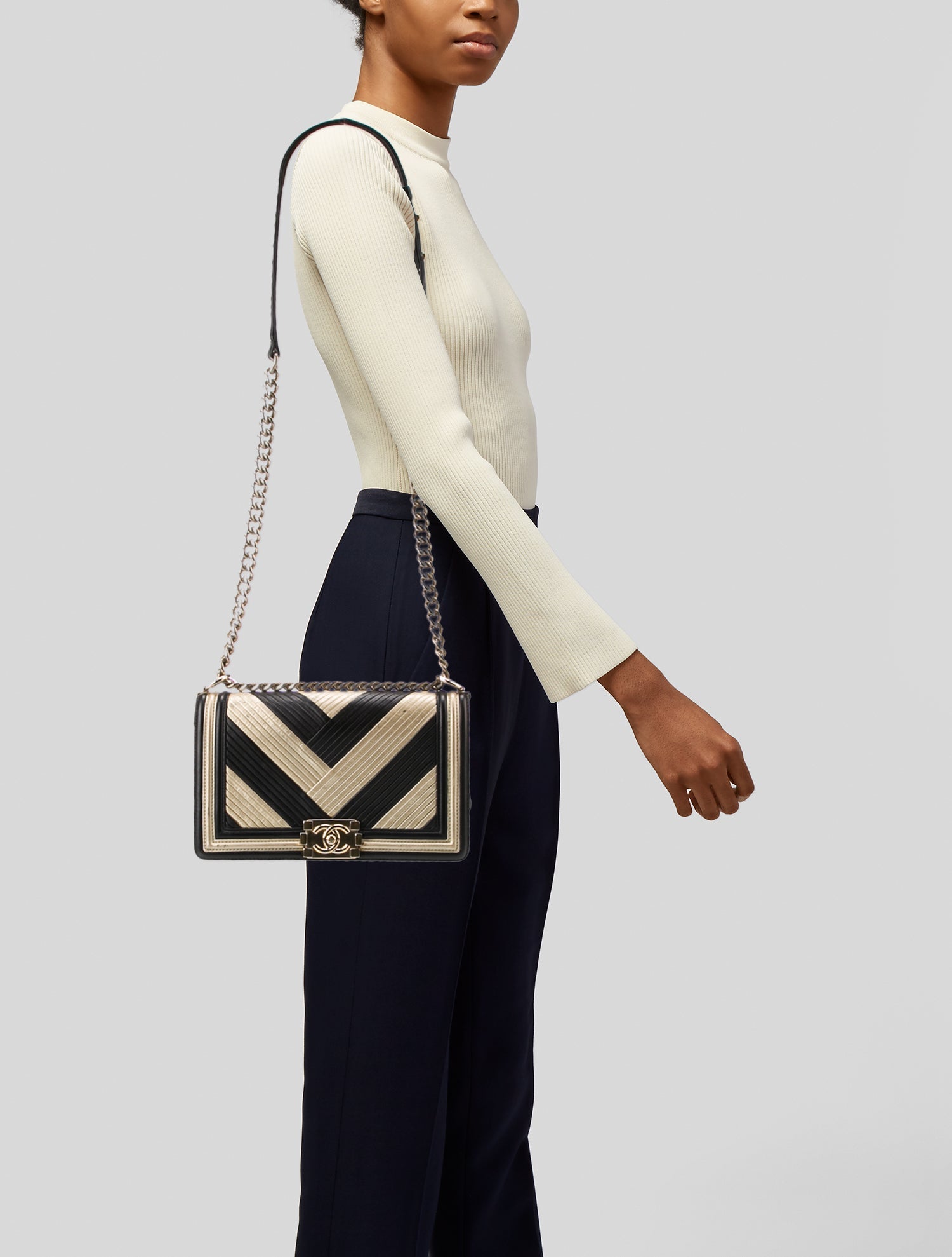 Chanel Medium Boy In Rome Bag