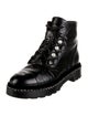 Chanel 2018 Interlocking CC Logo Combat Boots