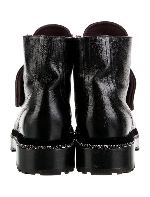 Chanel 2018 Interlocking CC Logo Combat Boots