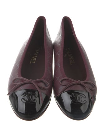 Chanel 2024 Interlocking CC Logo Ballet Flats