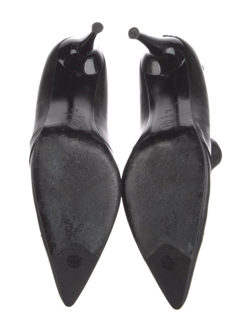 Chanel Interlocking CC Logo Leather Boots