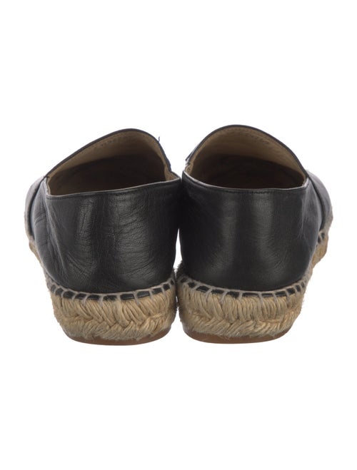 Chanel Interlocking CC Logo Lambskin Espadrilles
