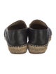 Chanel Interlocking CC Logo Lambskin Espadrilles
