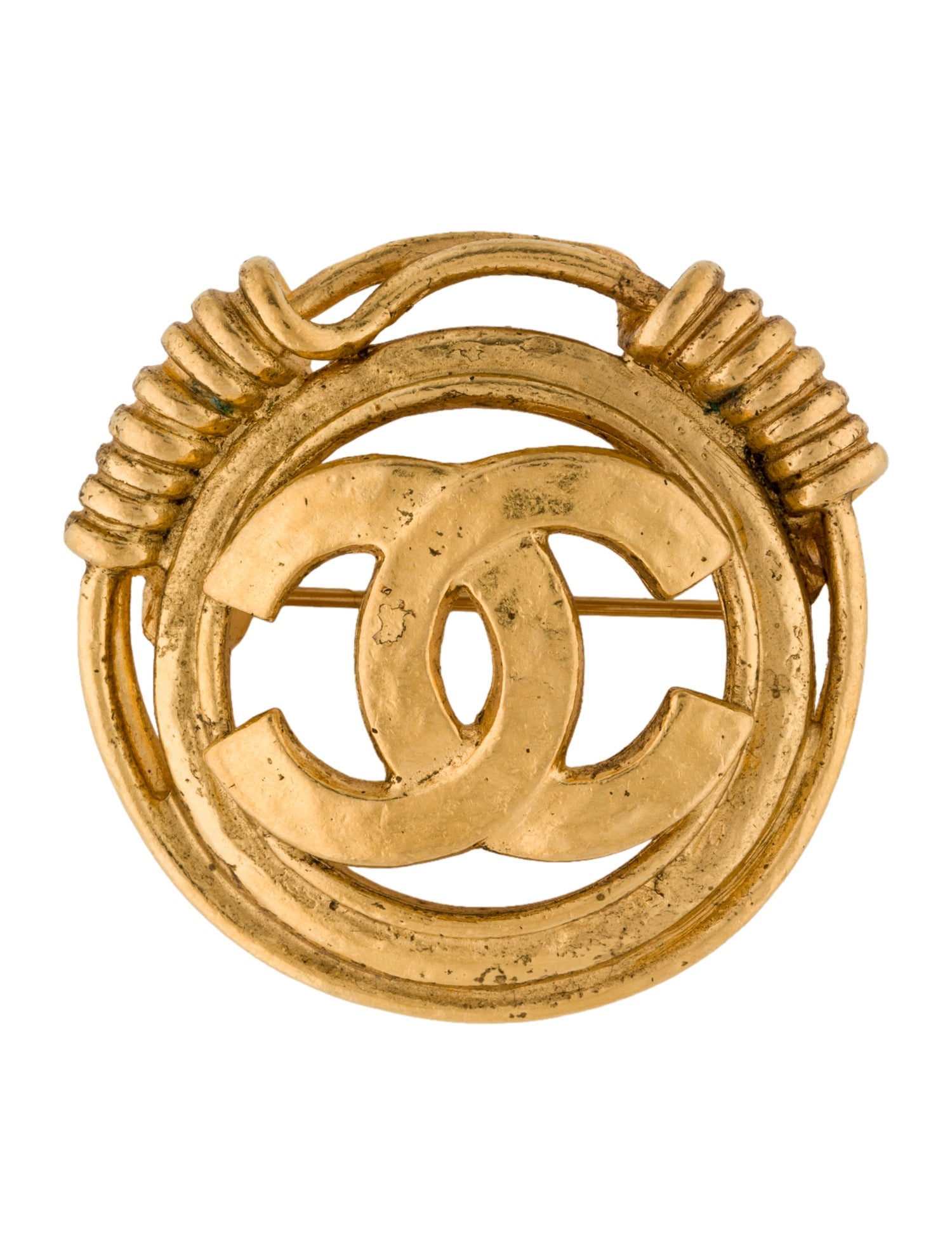 Chanel Vintage CC Brooch