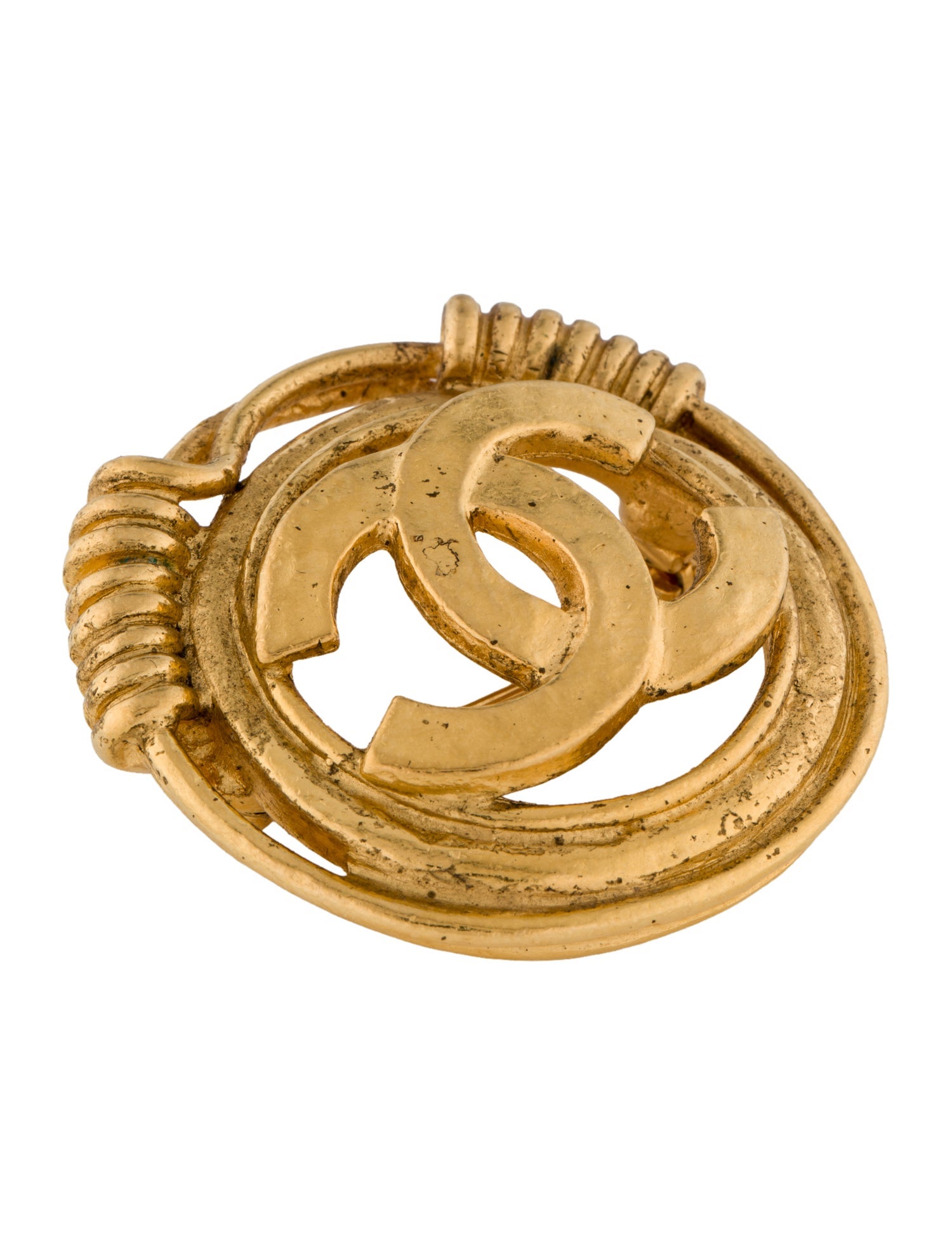 Chanel Vintage CC Brooch