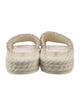 Chanel 2022 Interlocking CC Logo Espadrilles
