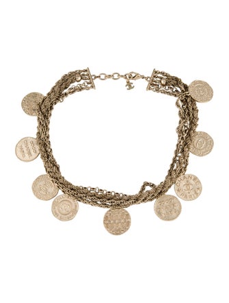 Chanel Paris-Dubai Medallion Multistrand Necklace