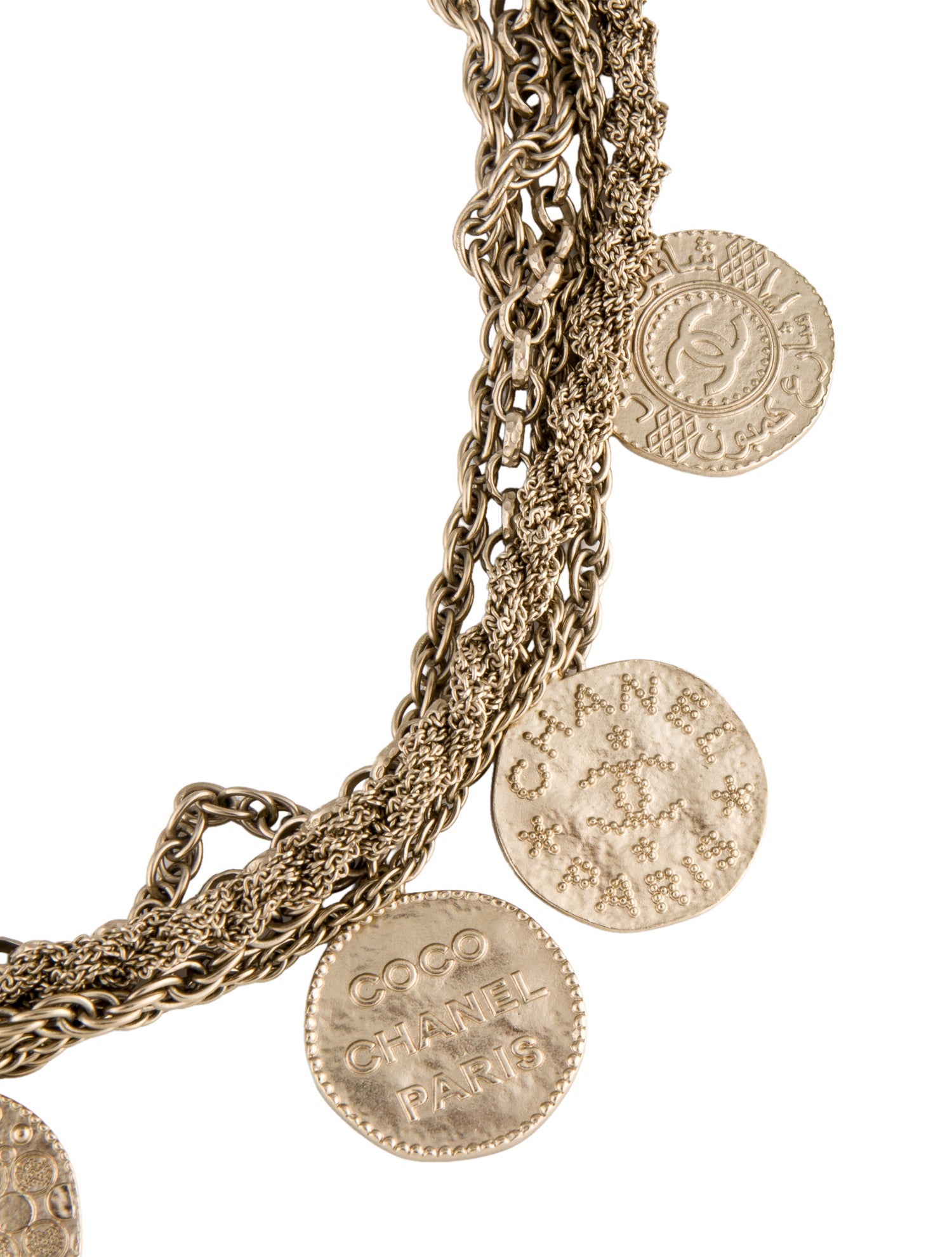 Chanel Paris-Dubai Medallion Multistrand Necklace
