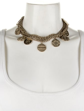 Chanel Paris-Dubai Medallion Multistrand Necklace