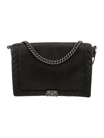 Chanel Shoulder Bags XL Reverso Boy Bag