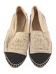 Chanel Interlocking CC Logo Canvas Espadrilles