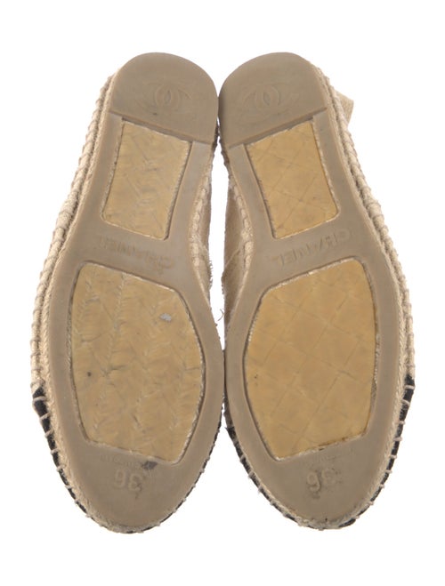 Chanel Interlocking CC Logo Canvas Espadrilles