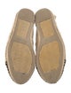 Chanel Interlocking CC Logo Canvas Espadrilles