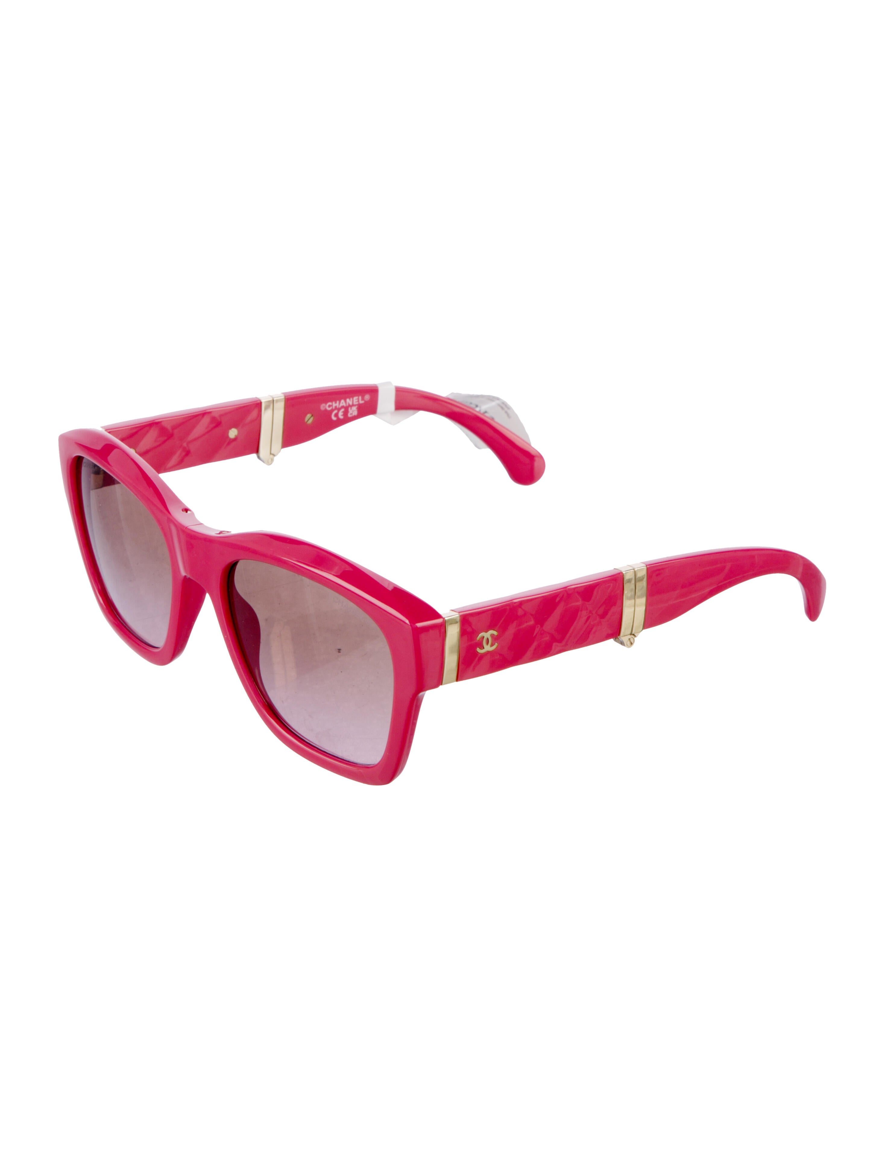 Chanel Interlocking CC Logo Square Sunglasses