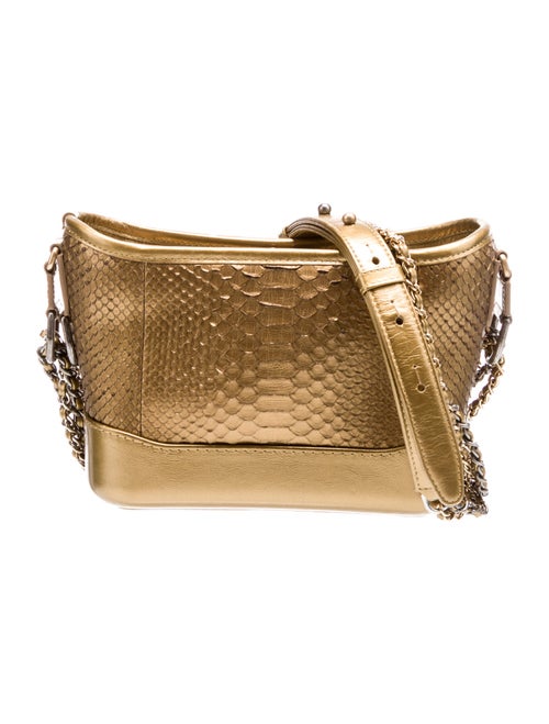 Chanel Small Python Gabrielle Hobo