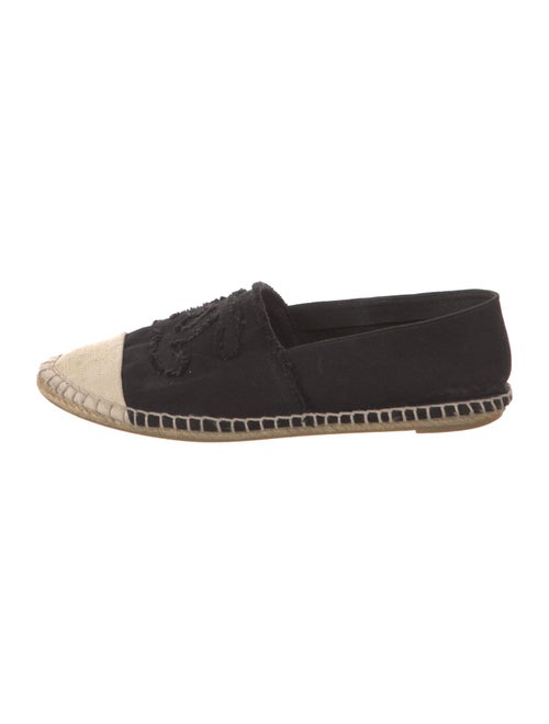 Chanel Interlocking CC Logo Canvas Espadrilles