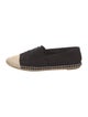 Chanel Interlocking CC Logo Canvas Espadrilles