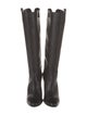 Chanel 2009 Interlocking CC Logo Riding Boots