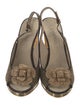 Chanel 2013 Interlocking CC Logo Slingback Sandals