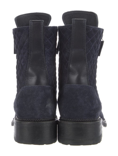 Chanel 2018 Interlocking CC Logo Combat Boots