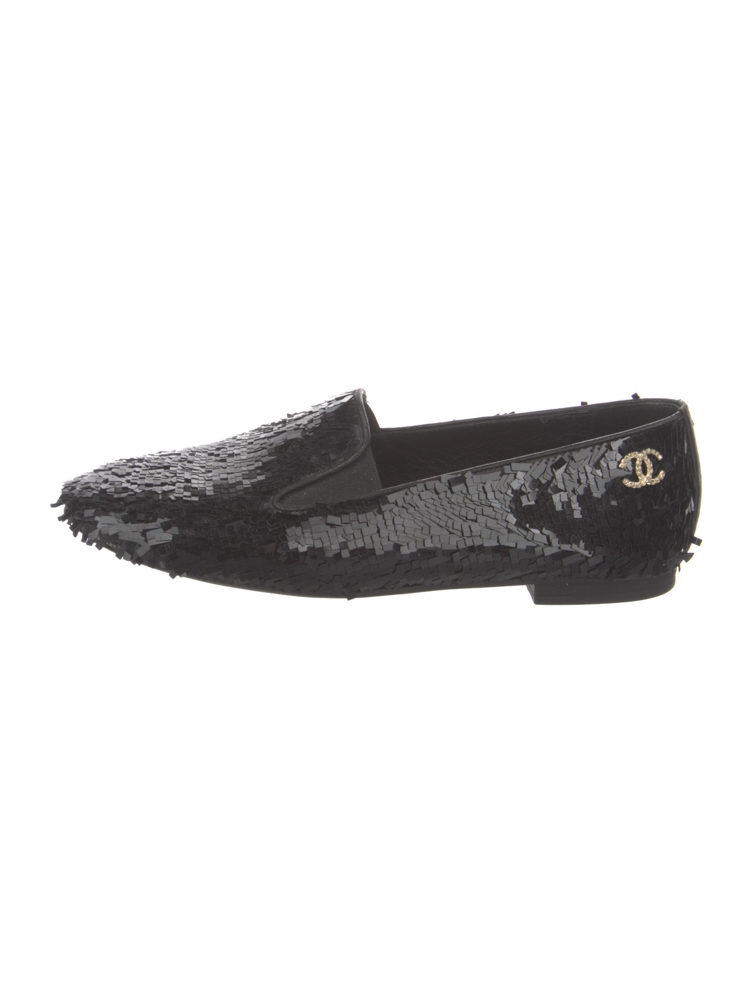 Chanel 2015 Interlocking CC Logo Loafers