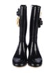 Chanel Interlocking CC Logo Rubber Rain Boots