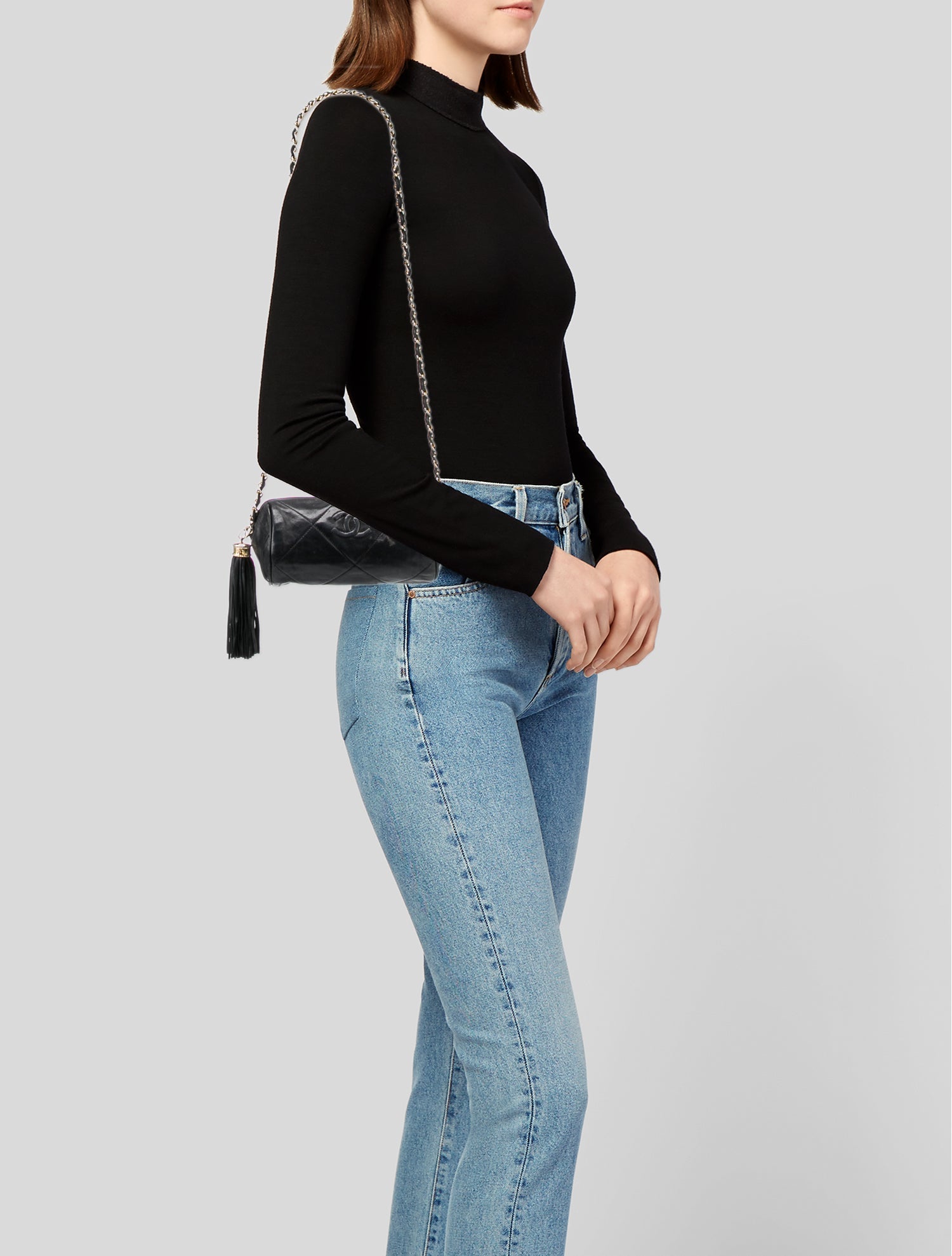 Chanel Small Tassel Barrel Bag