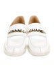 Chanel Interlocking CC Logo Patent Leather Loafers