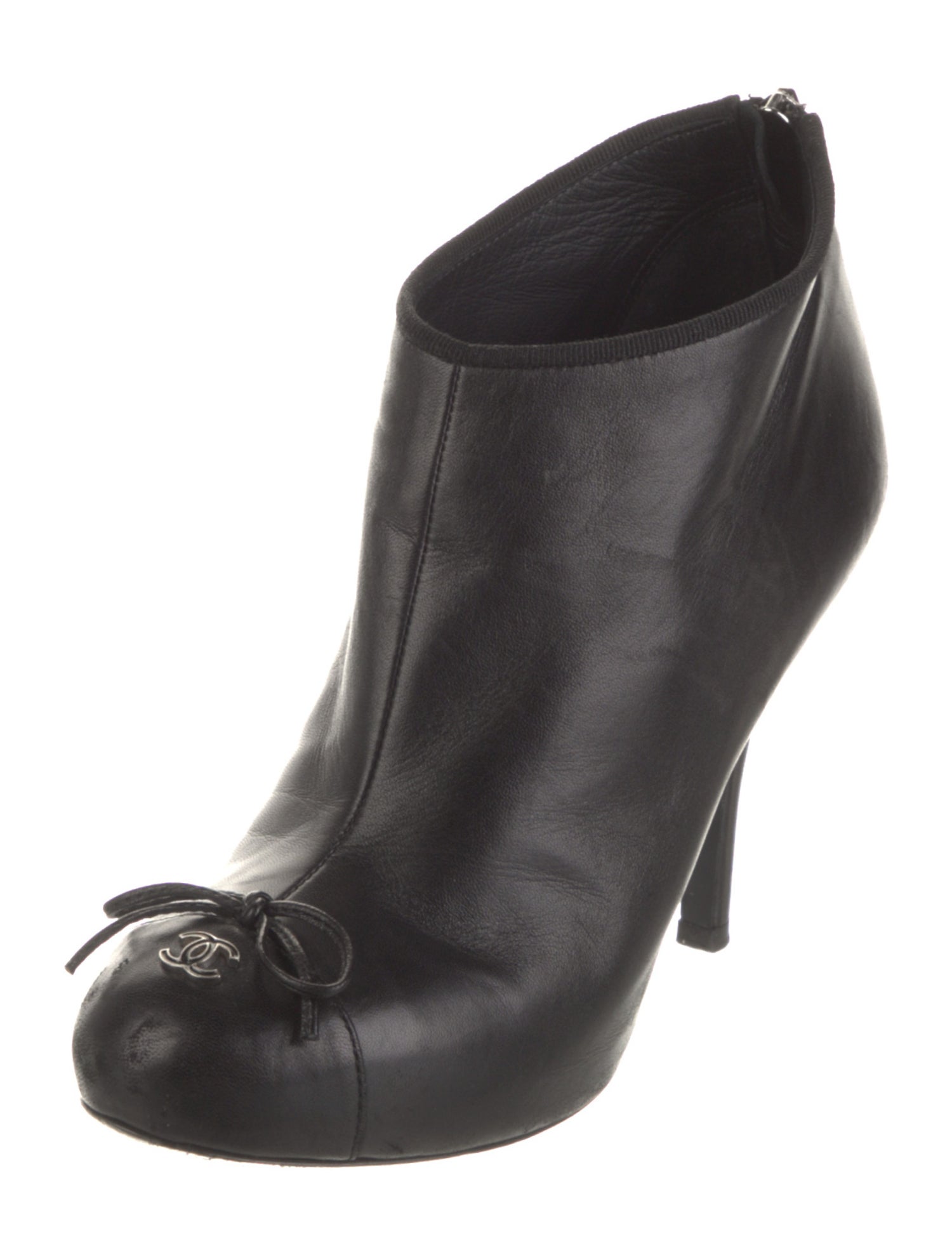 Chanel 2013 Interlocking CC Logo Boots