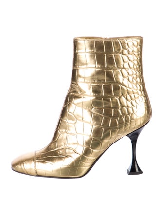 Chanel 2019 Interlocking CC Logo Boots