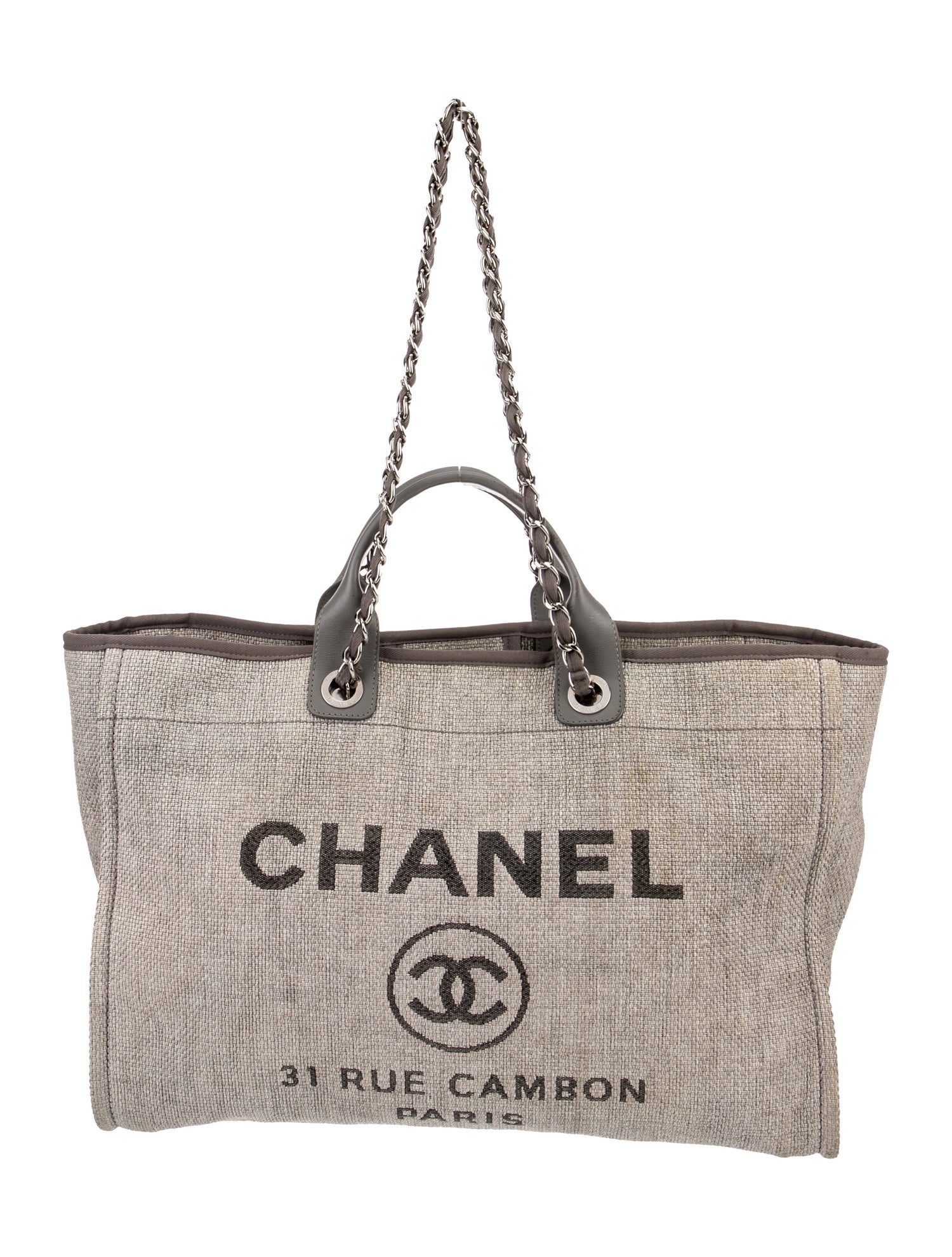 Chanel Large Deauville Shopping Tote