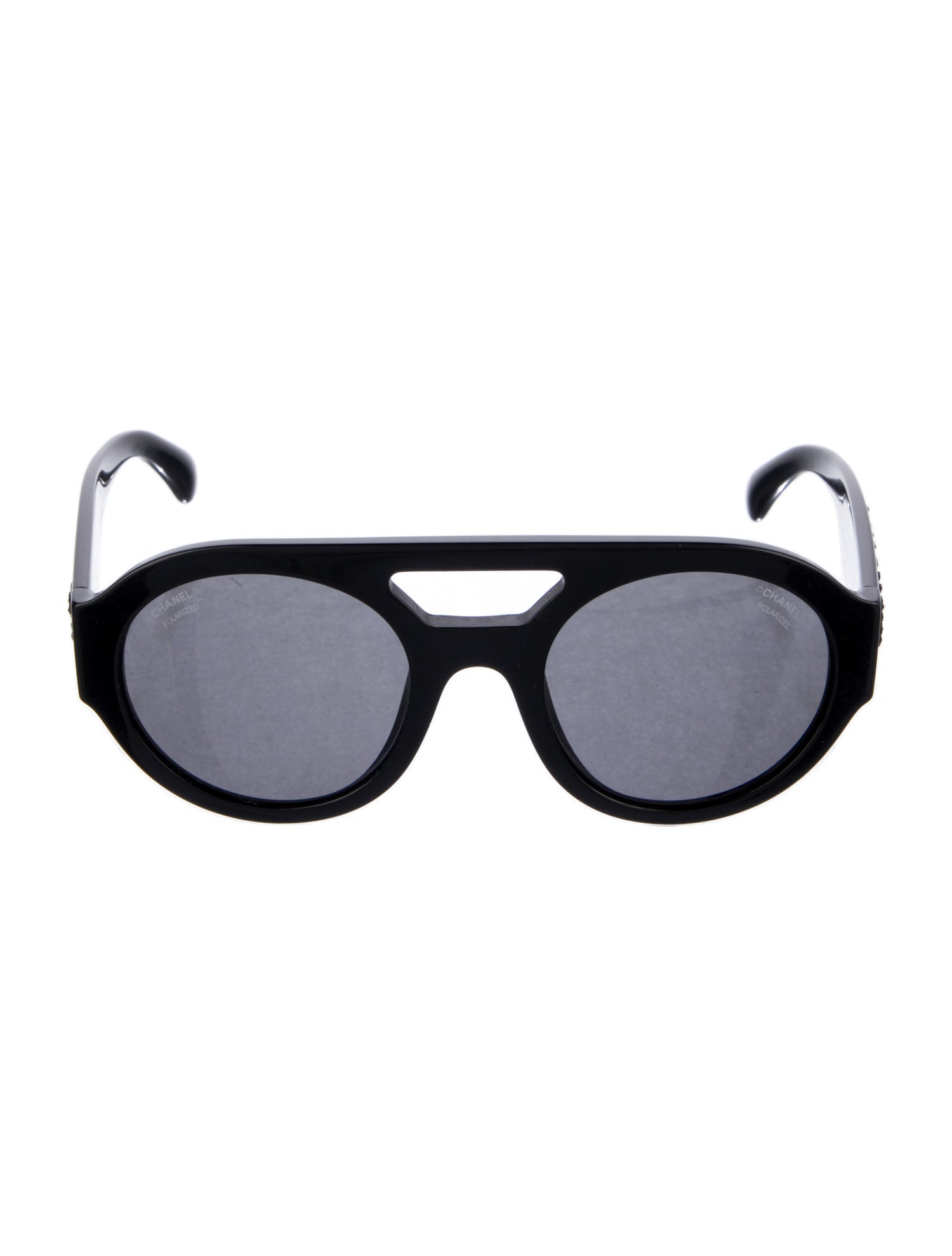 Chanel Interlocking CC Logo Round Sunglasses