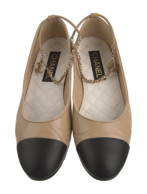 Chanel 2022-2023 Interlocking CC Logo Ballet Flats