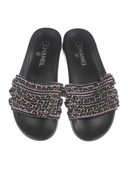Chanel 2017 Interlocking CC Logo Slides