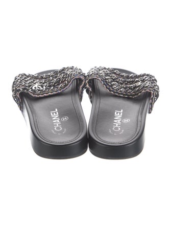 Chanel 2017 Interlocking CC Logo Slides