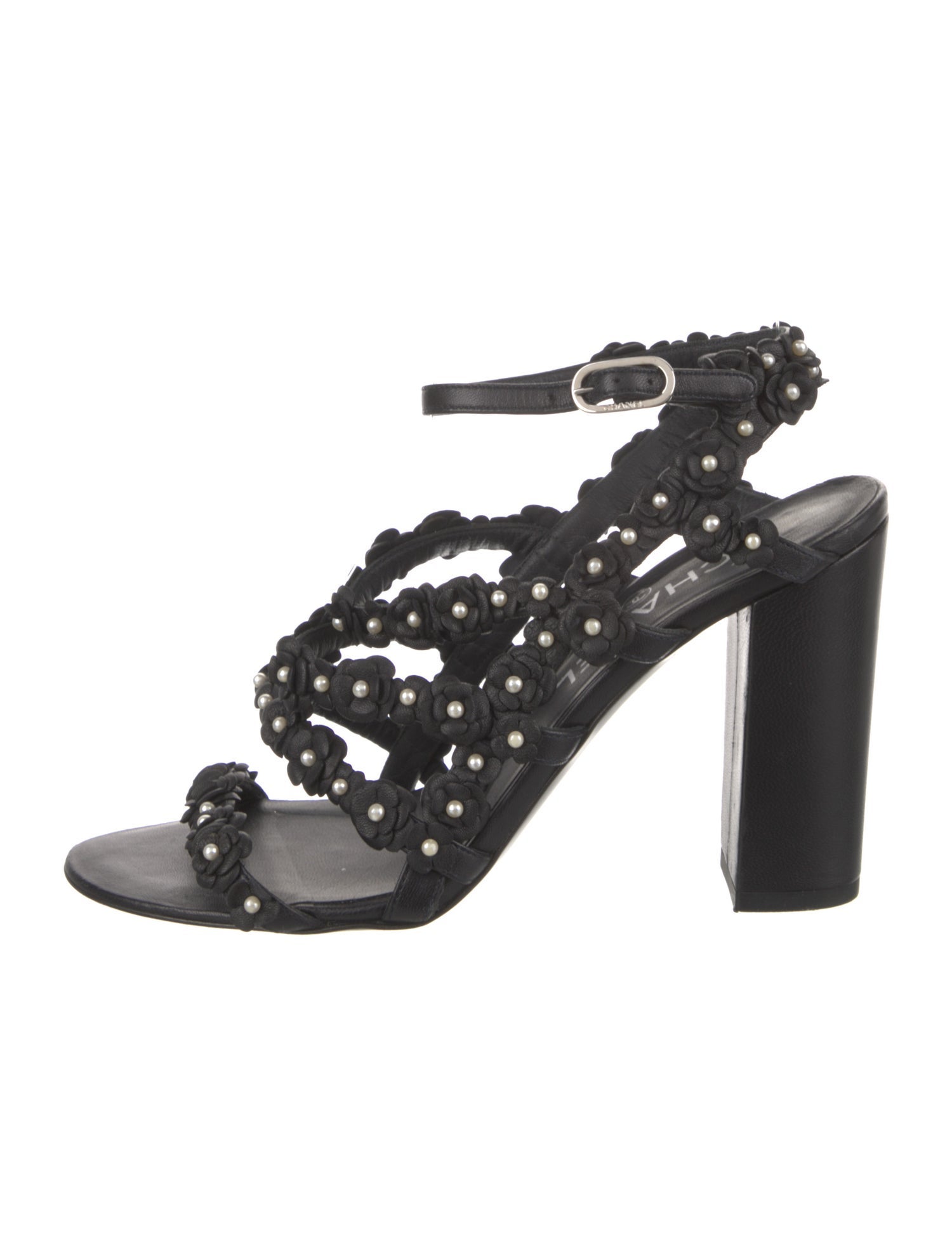 Chanel 2014 Interlocking CC Logo Sandals