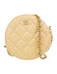 Chanel Iridescent Round Clutch w/ Chain